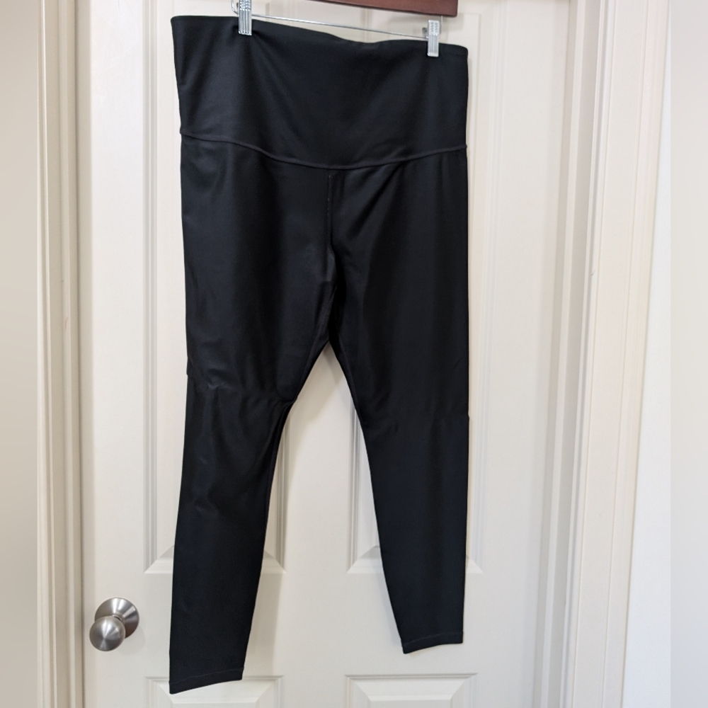 Gap Maternity Full Panel Gym Leggings, Black L